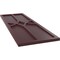 Ekena Millwork True Fit PVC Cedar Park Fixed Mount Shutters, Wine Red, 18W x 28H, PR TFP001CP18X028WR - alternate 10